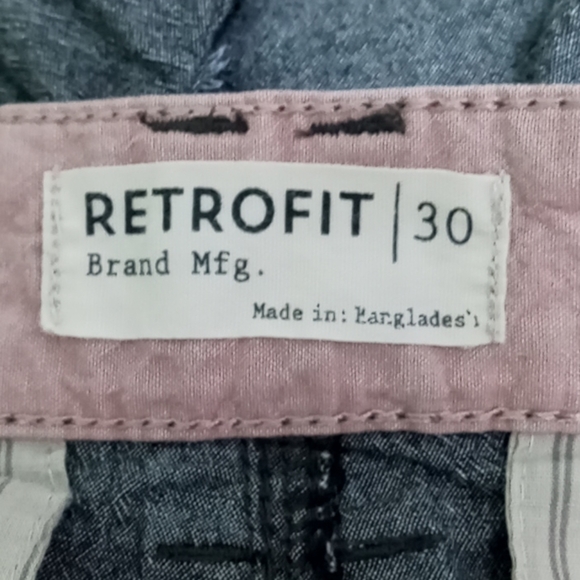 100% cotton retrofit size 30 palm tree pants - Picture 3 of 3